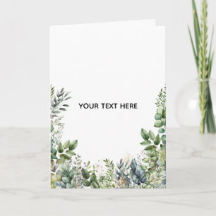 Create Your Own Botanical Design Card