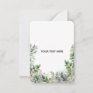 Create Your Own Botanical Design Card
