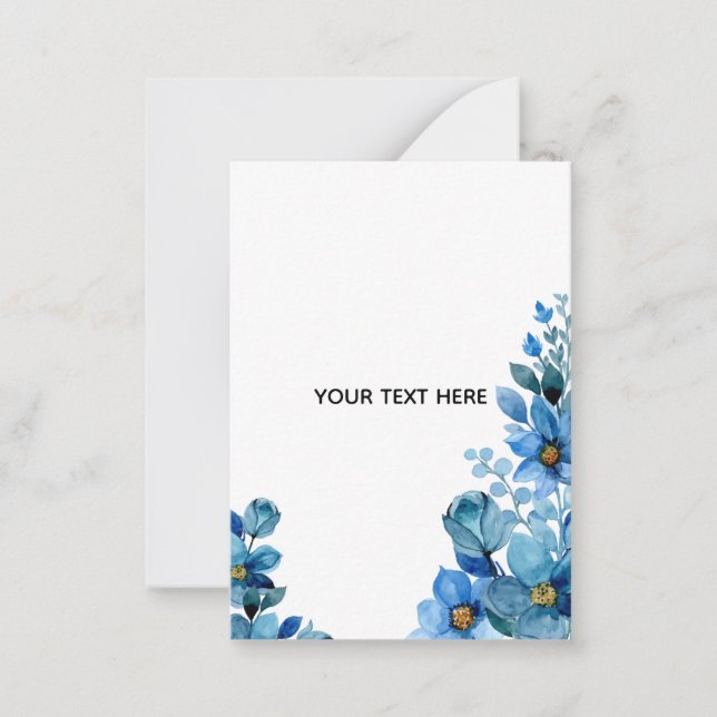 Create Your Own Botanical Design Card (Front)