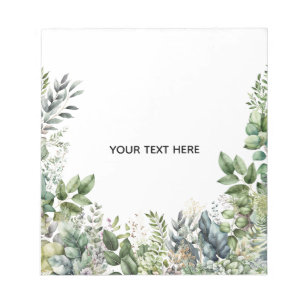 Create Your Own Botanical Design Notepad