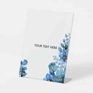 Create Your Own Botanical Design Pedestal Sign