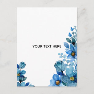 Create Your Own Botanical Design Postcard