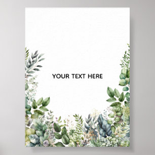 Create Your Own Botanical Design Poster