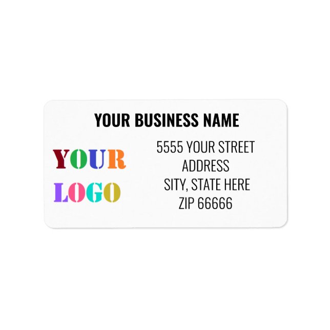 Create Your Own Branded Business Address Labels (Front)