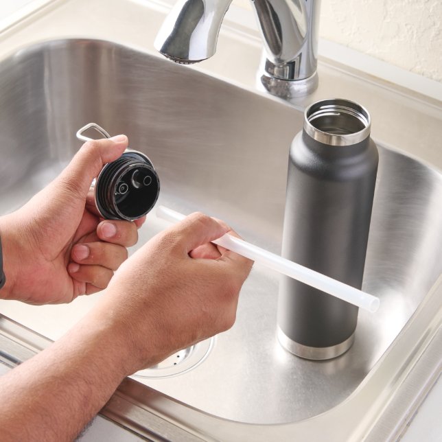 Create Your Own Breast Cancer Awareness Aluminum W Water Bottle (Sink)