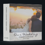 Create your own bride and groom photo wedding 3 ri binder<br><div class="desc">Create your own personal photo wedding album.
You can add your own photo at the front and a photo at the back to create a very unique and personal Wedding Album.
Add your own text and the front and at the spine.</div>