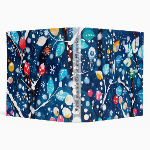 Create Your Own Bright & Colourful Christmas Binder