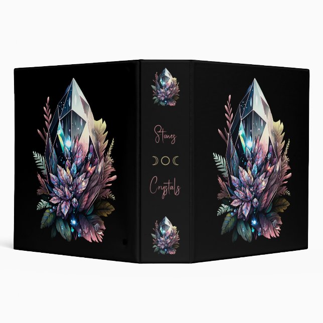Create Your Own Bright Crystals Binder (Background)