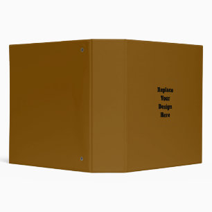 Create Your Own Brown Binder
