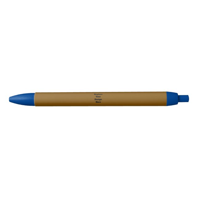 Create Your Own Brown Black Ink Pen (Front)