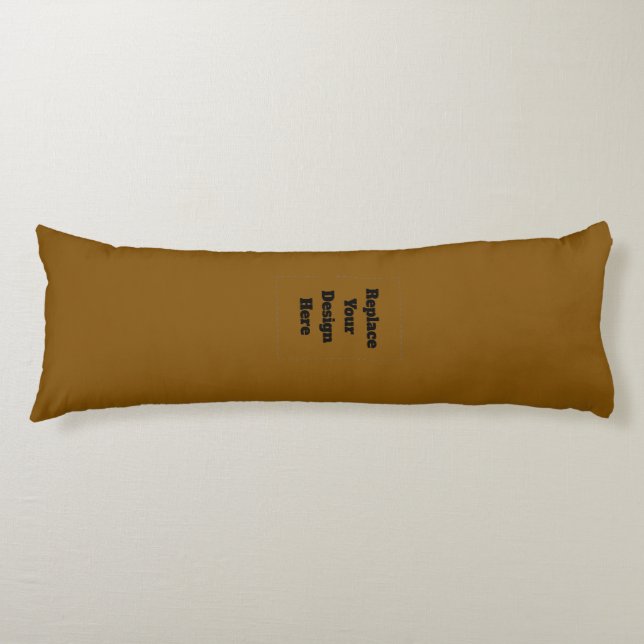 Create Your Own Brown Body Pillow (Front)