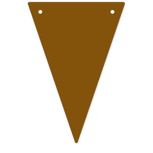 Create Your Own Brown Bunting Flags