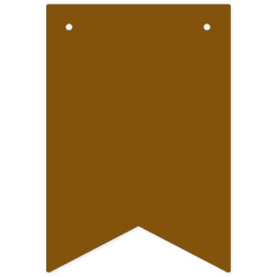 Create Your Own Brown Bunting Flags