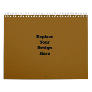 Create Your Own Brown Calendar