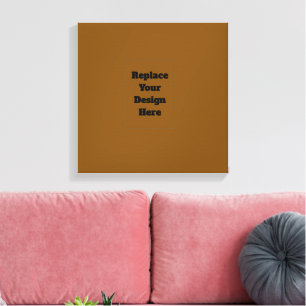 Create Your Own Brown Canvas Print