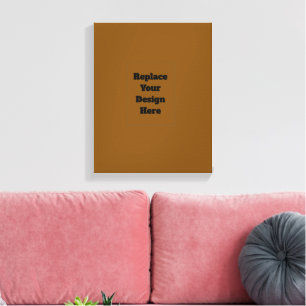 Create Your Own Brown Canvas Print