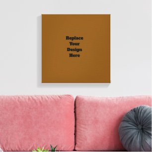 Create Your Own Brown Canvas Print