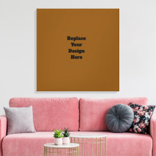 Create Your Own Brown Canvas Print