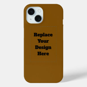 Create Your Own Brown iPhone 15 Case