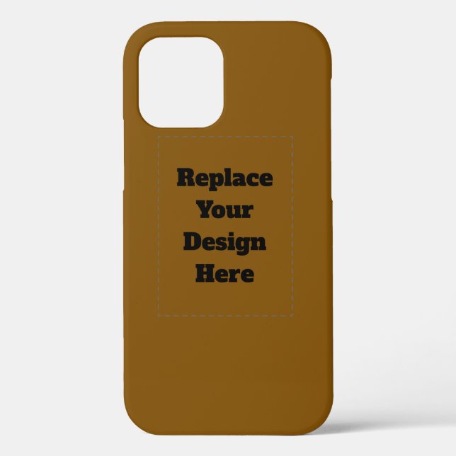 Create Your Own Brown Case-Mate iPhone Case (Back)