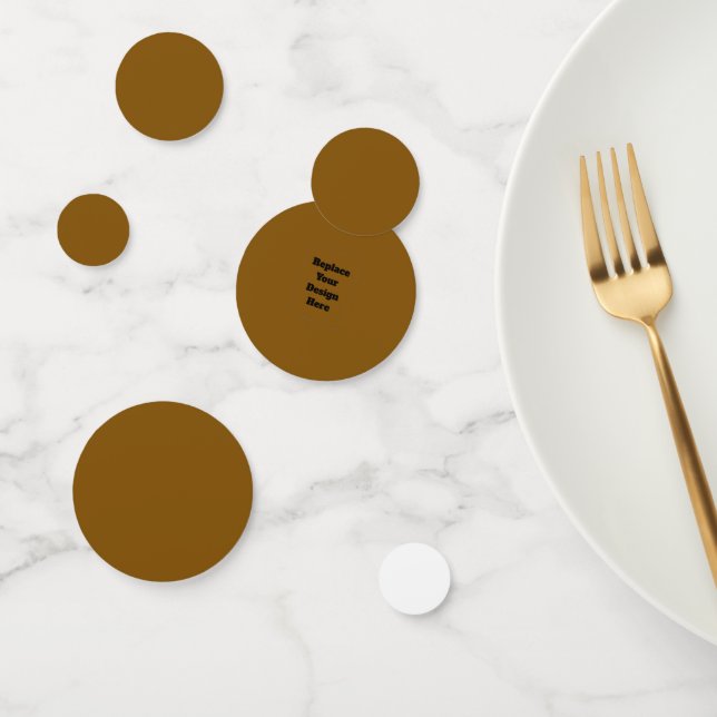 Create Your Own Brown Confetti (Group)