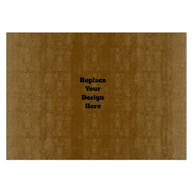 Create Your Own Brown Cutting Board (Front)