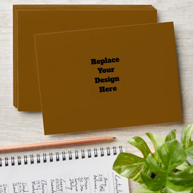 Create Your Own Brown Envelope (Stacked)