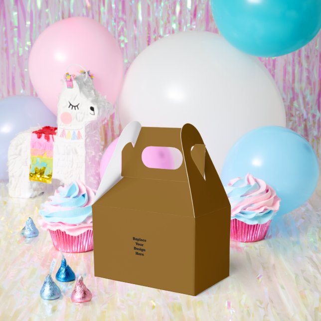 Create Your Own Brown Favor Box (Party)