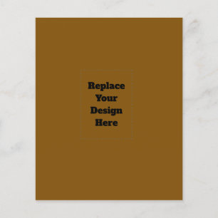 Create Your Own Brown Flyer