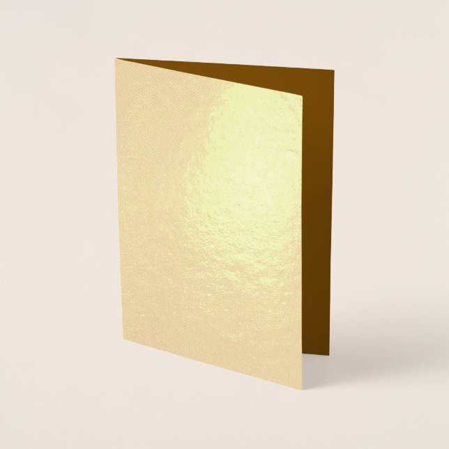 Create Your Own Brown Foil Card (Front)