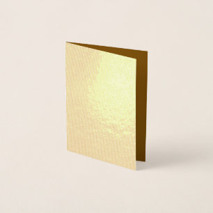 Create Your Own Brown Foil Card