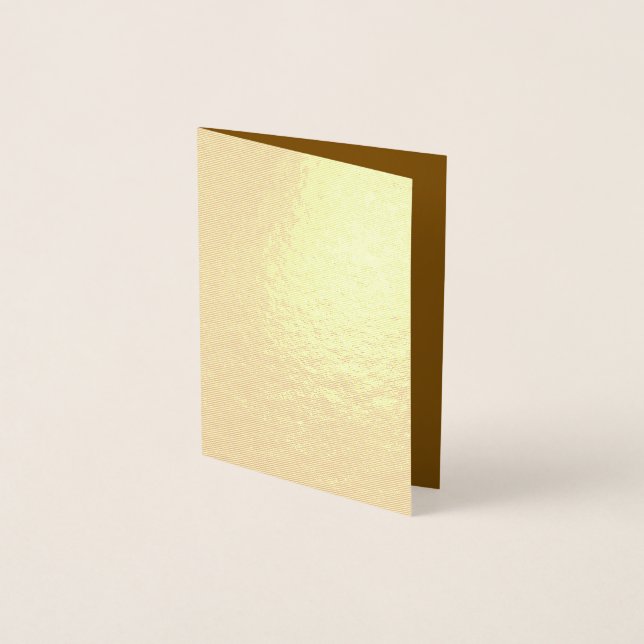 Create Your Own Brown Foil Card (Front)