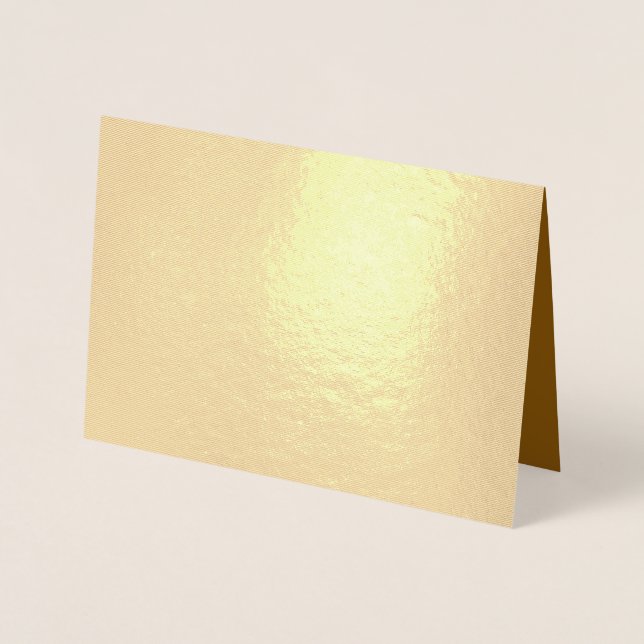Create Your Own Brown Foil Card (Front)