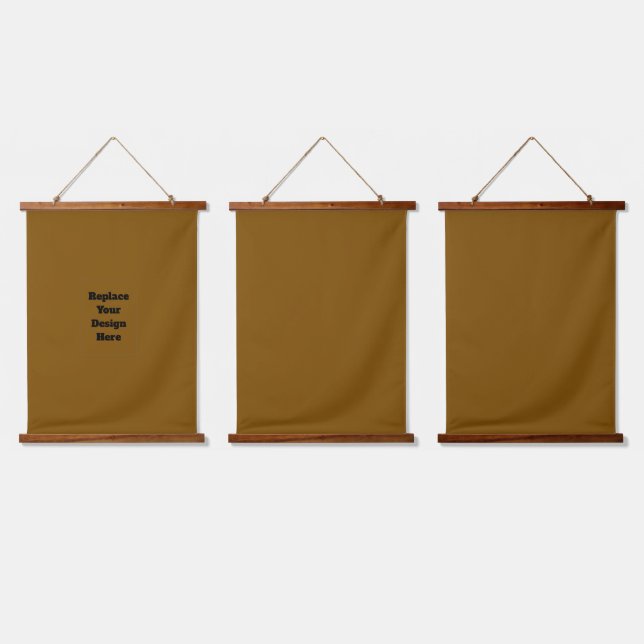 Create Your Own Brown Hanging Tapestry (Triple)