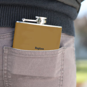 Create Your Own Brown Hip Flask