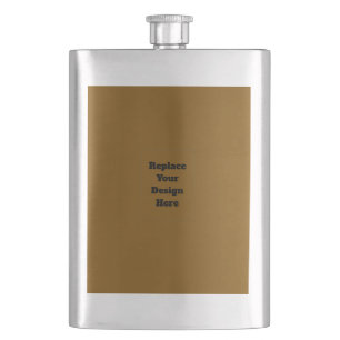 Create Your Own Brown Hip Flask