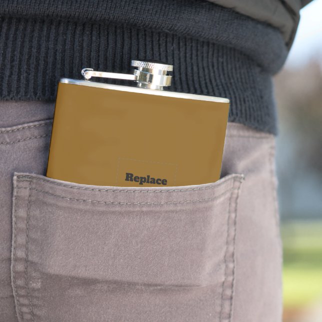 Create Your Own Brown Hip Flask (In Situ)