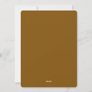 Create Your Own Brown Holiday Card
