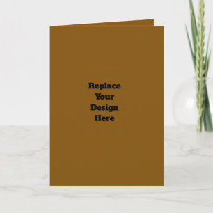 Create Your Own Brown Invitation