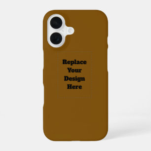 Create Your Own Brown iPhone 16 Case