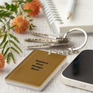 Create Your Own Brown Keychain