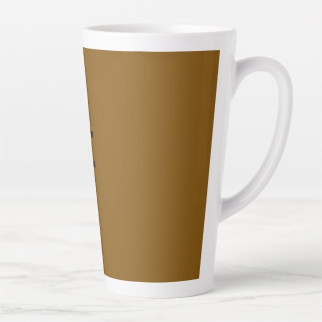 Create Your Own Brown Latte Mug (Right)