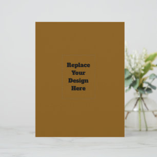 Create Your Own Brown Letterhead