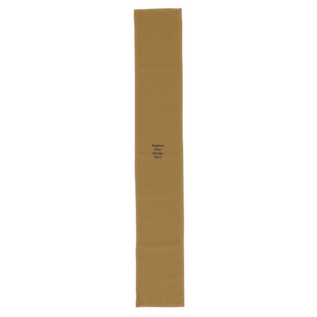 Create Your Own Brown Long Table Runner (Front)