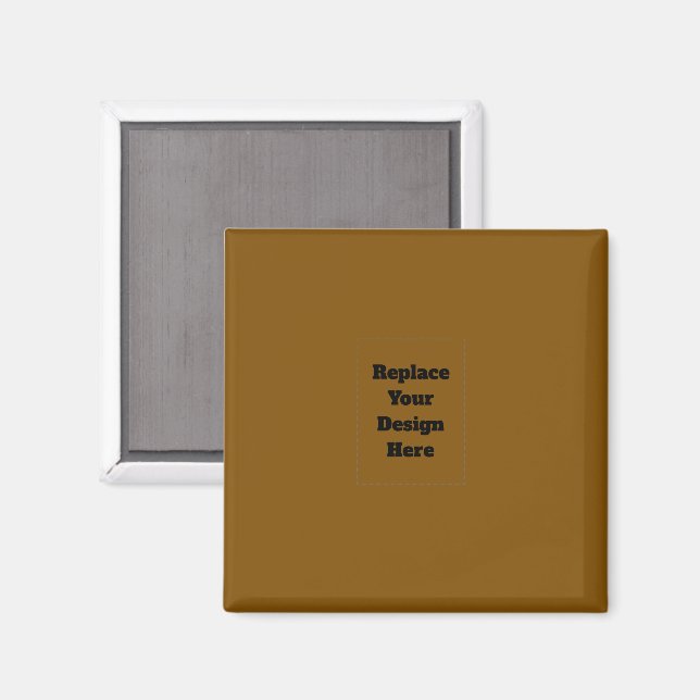 Create Your Own Brown Magnet (Front/Back)