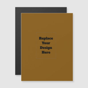 Create Your Own Brown Magnetic Invitation