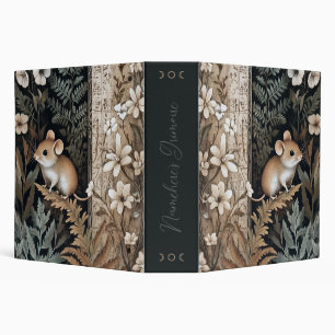 Create Your Own Brown Mouse Botanical Binder