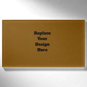 Create Your Own Brown Name Tag