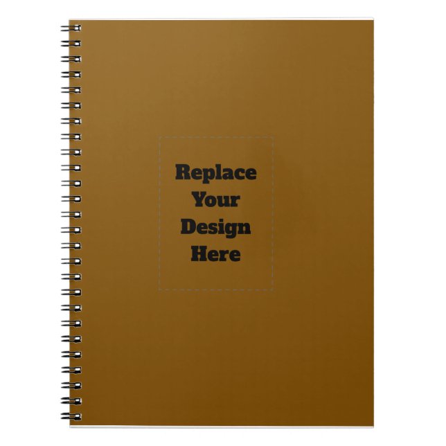 Create Your Own Brown Notebook (Front)