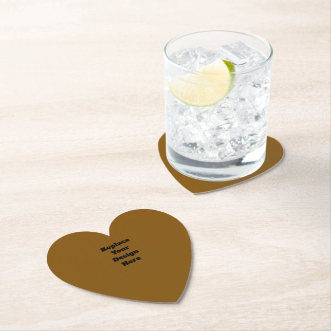 Create Your Own Brown Paper Coaster (Insitu)